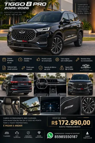 Chery Tiggo 8 PRO 1.6 Tgdi Aut. 2026