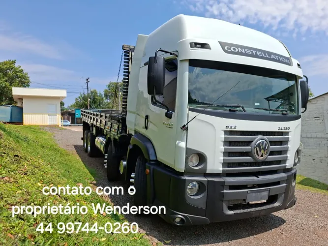 Volkswagen 24.280 BI-TRUCK pronto para trabalhar