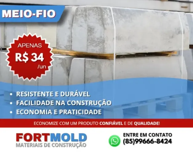 MEIO-FEIO PRÉ-MOLDADO