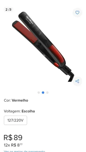 Prancha chapinha Britânia