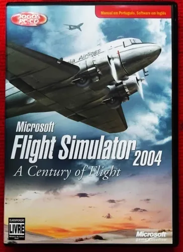 Jogo PC Simulador Microsoft Flight Simulator 2004 Original Completo (midia novas)