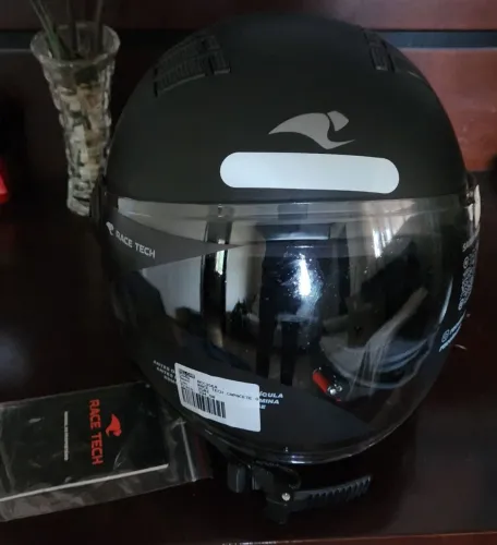 Capacete Aberto Race Tech Novo