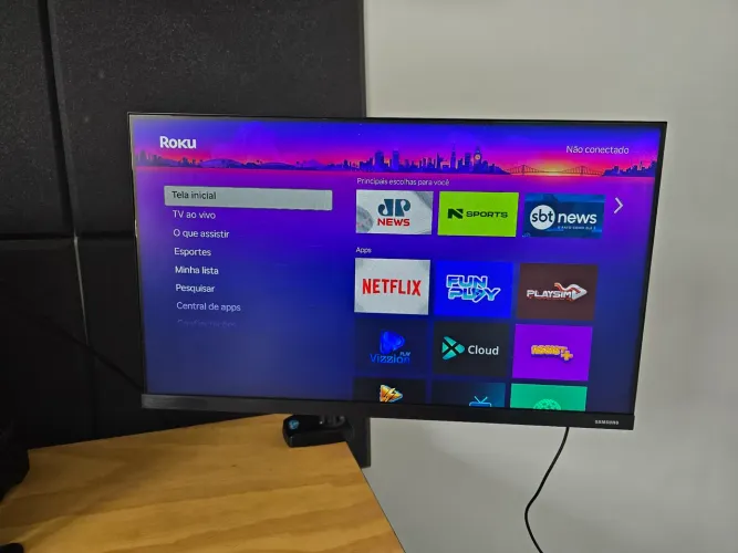 Monitor Samsung T350 + braço articulado