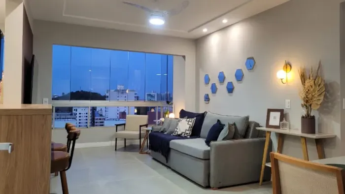 Apartamento 1 quarto reformado andar alto com incrivel vista urbana