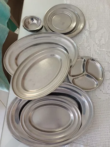 Conjunto travessas inox