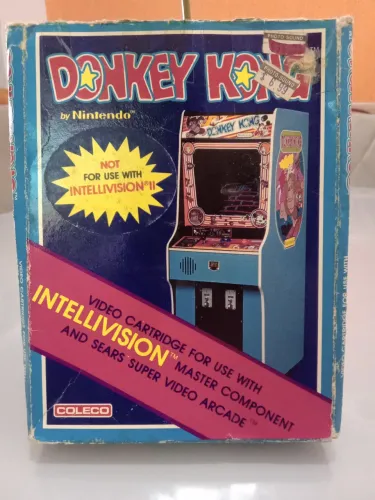 Donkey kong intellivision FUNCIONA APENAS NO INTELLIVISION 1 AMERICANO