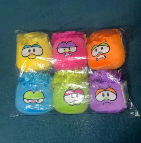 Club penguin pelúcia chaveiro fuffy toys puffle coleção completa
