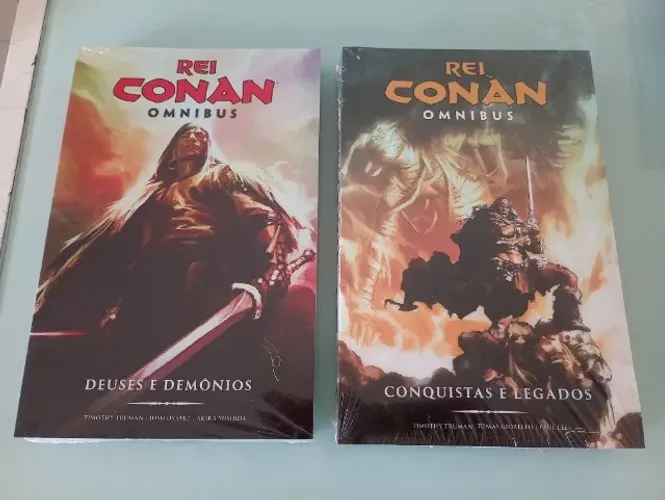 Rei Conan Omnibus Volumes 1 e 2 Lacrados Editora Mythos