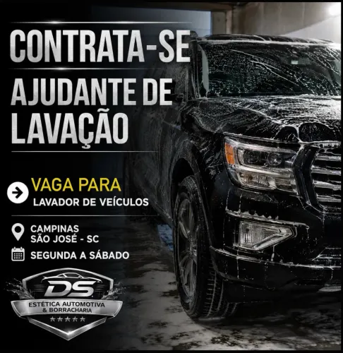 Contrata-se ajudante de lavação