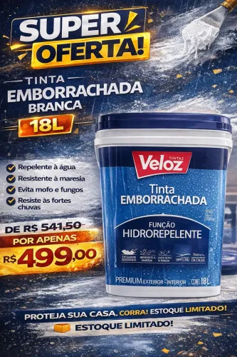 Tinta emborrachada Branca 