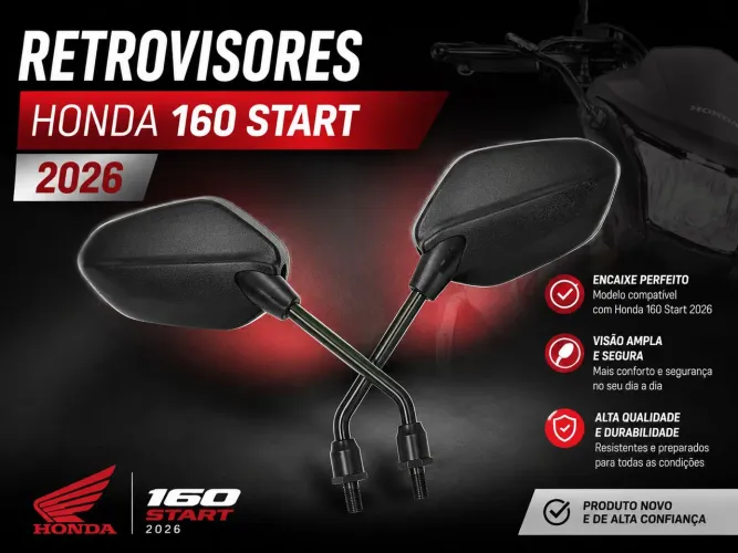 Par de retrovisor novo da Honda 160