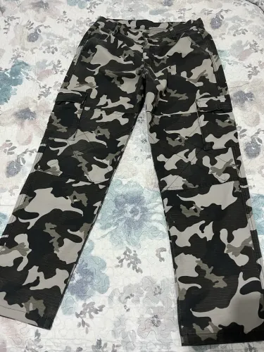 Calça Cargo Camuflada (46)