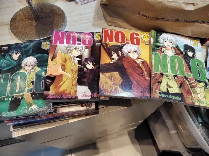 No.6 Vol 3 a 6 (vol 6 lacrado) - vol 2 e 8 Vendidos