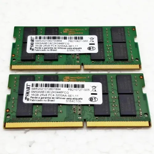 Memória RAM Notebook 32GB (2x16) DDR4 3200 SODimm SMART