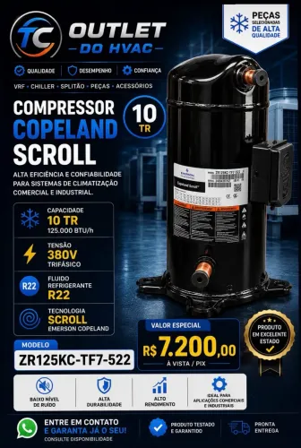 Compressor Emerson 10TR 380V R22