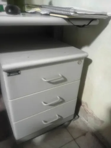 Gaveteiro MDF com rodinha pintura epoxes