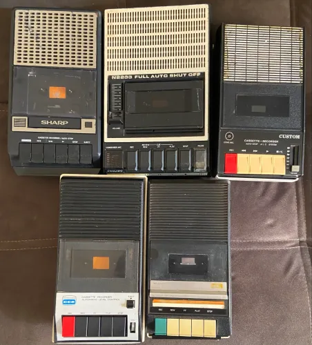 Gravador de mesa tape Deck k7 fitas DEFEITO VALOR UNITÁRIO LEIA DESCRIÇÃO 