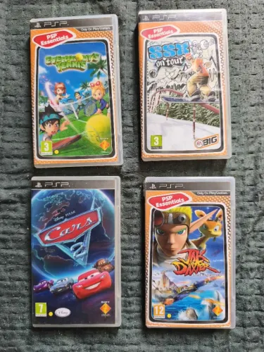 Lote - 4 Jogos Originais de PSP - R$ 200
