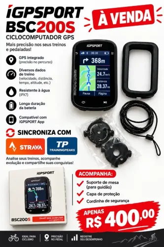 Gps Ciclocomputador Igpsport Bsc200s