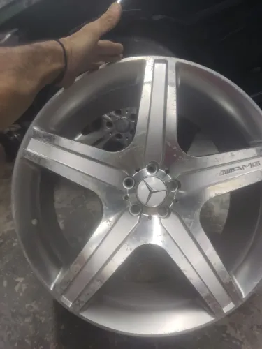 Loucura total Jogo De Rodas Aro 22 Modelo Mercedes AMG - Tala 10 - Sem Soldas / Trincas