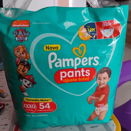 Pacote Fralda Pampers Pants XXXG 54 unidades 