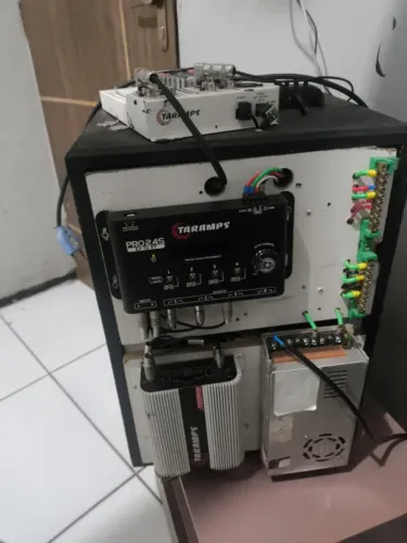 Som Automotivo Completo Mimi Bob - Taramps + DSP + Mesa de Som