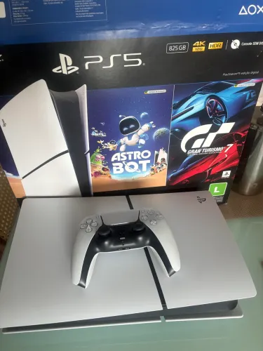 PlayStation5 Slim na garantia Sony - Pouco usado