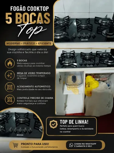 Fogão Cooktop 