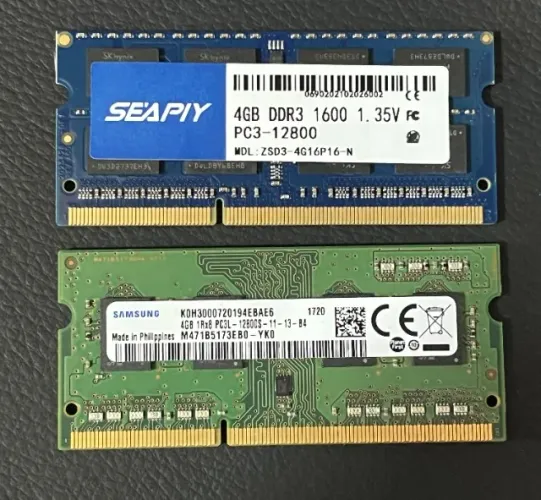 Memória DDR3 Notebook 8GB 1600Mhz PC3L 1.35V (2x 4GB)