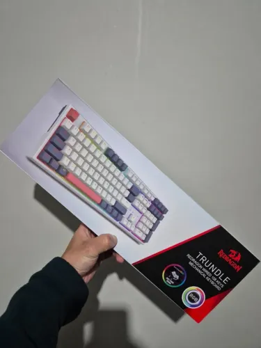Teclado Mecânico Gamer Redragon Trundle RGB SWITCH MARROM
