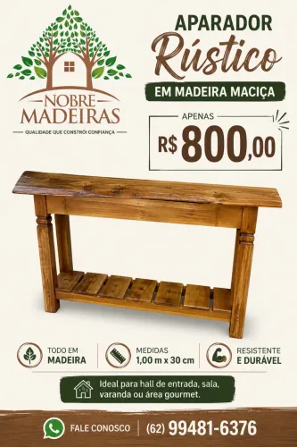 Aparadores em Madeira