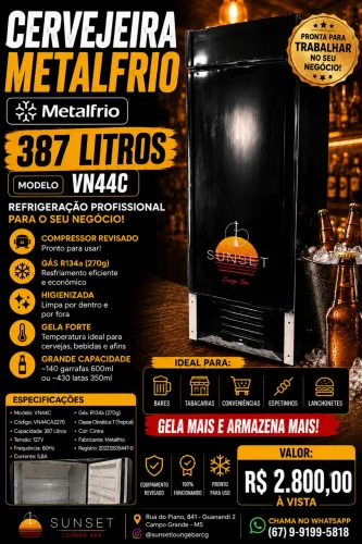 Cervejeiro, freezer