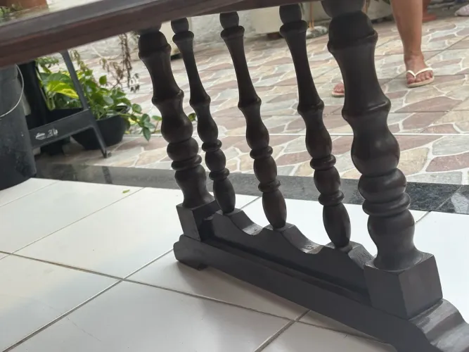 Mesa de centro de madeira