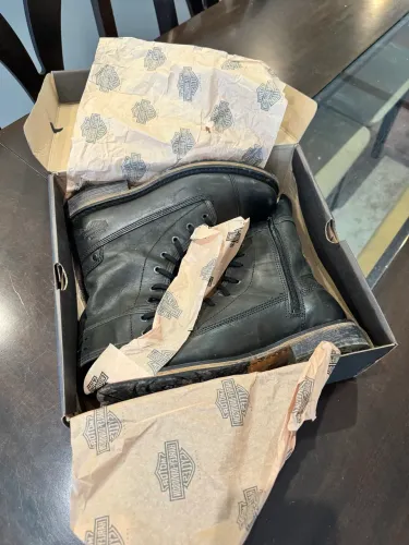 BOTA DE COURO MASCULINA HARLEY-DAVIDSON IMPERMEÁVEL ALTA PERFORMANCE 40