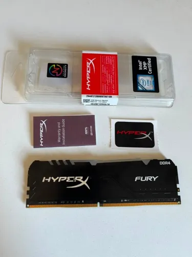Memória Hyperx Fury Rgb, 16gb, 3000mhz, Ddr4, Cl15, Preto