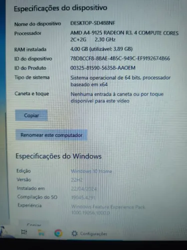 Notebook Lenovo v145 14ast