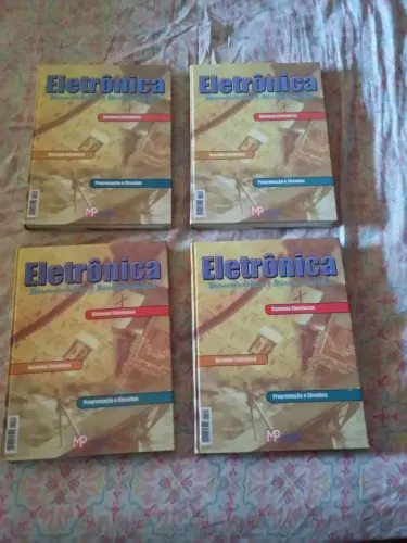 Coleção Revistas Eletrônica Microcontroladores Microprocessadores Encadernado Capa Dura