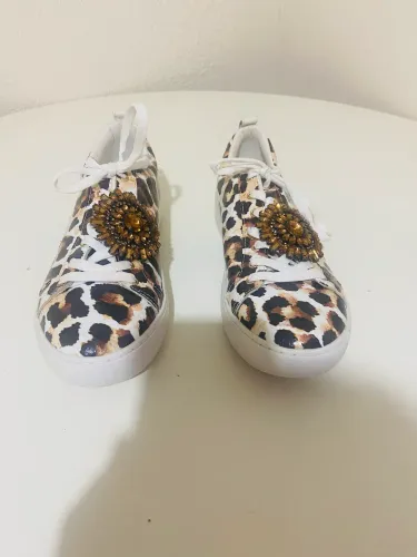 Tênis Jorge Bischoff animal print (estilo onça) T: 37