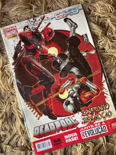 Revista Nova Marvel Deadpool Confronto Zen Noção 