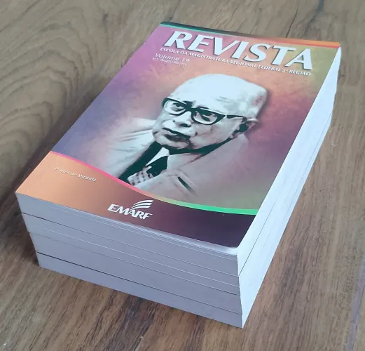 Kit com 4 livros REVISTA Escola da magistratura regional federal 2° região