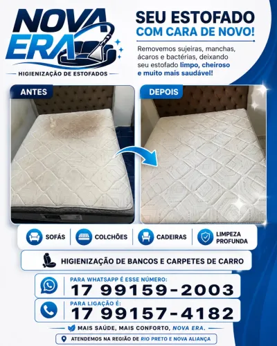 Higienização de estofados 