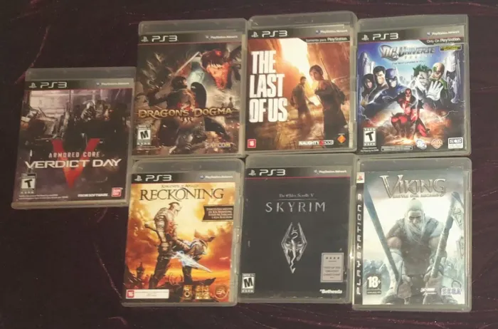 Kit/Lote 7 Jogos PS3 Playstation 3 - Armored Core: Verdict Day | LER DESCRIÇÃO