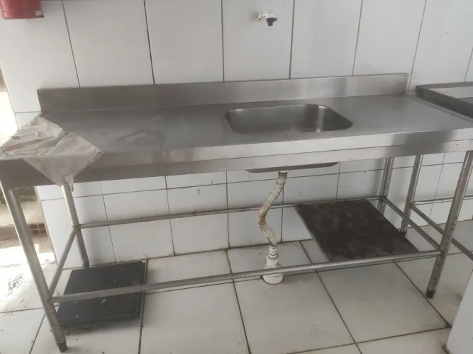 Pia industrial inox