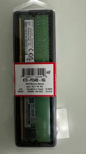 Memória Servidor Kingston 16GB DDR5 ECC RDIMM 4800 KTD-PE548E-16G