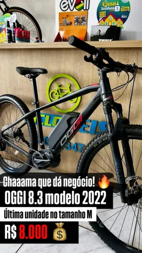 Bike elétrica OGGI 8.3