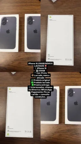 IPHONE 16, 256GB LACRADO.