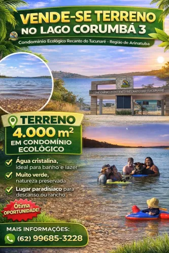 Lote em condomínio Corumbá 3