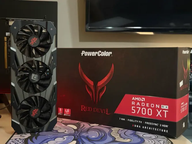 Placa de Vídeo PowerColor Red Devil Radeon RX 5700 XT 8GB (Entrega Presencial)