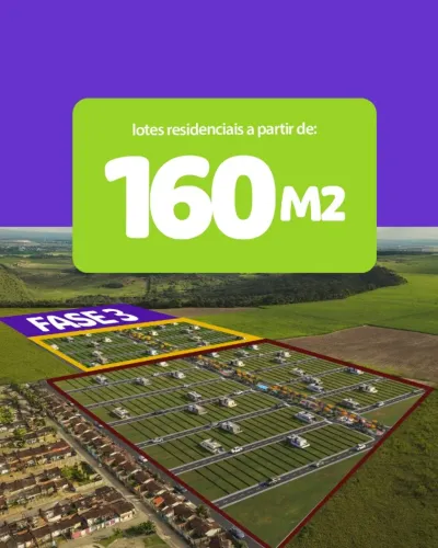 * ULTIMA CHANCE - LOTE 160M2 NO ALTO DO CRISTO 3 - MAIS DE 50% VENDIDO!!