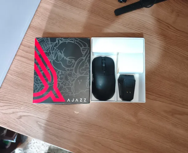 AJAZZ 179P MC e DOCK de carregamento NOVO mouse